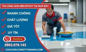 thi công sơn nền epoxy tại ngã bãy uy tín
