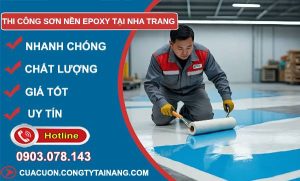thi công sơn nền epoxy tại nha trang giá rẻ