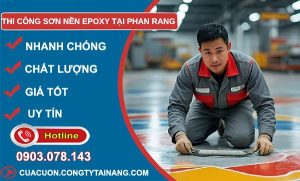 thi công sơn nền epoxy tại phan rang giá rẻ