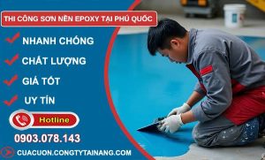 thi công sơn nền epoxy tại phú quốc giá rẻ