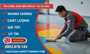 thi công sơn nền epoxy tại sa đéc giá rẻ