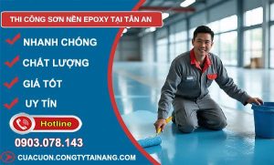 thi công sơn nền epoxy tại tân an giá rẻ