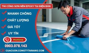 thi công sơn nền tại điện bàn giá rẻ