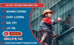 đu dây vệ sinh kính bình tân giá rẻ