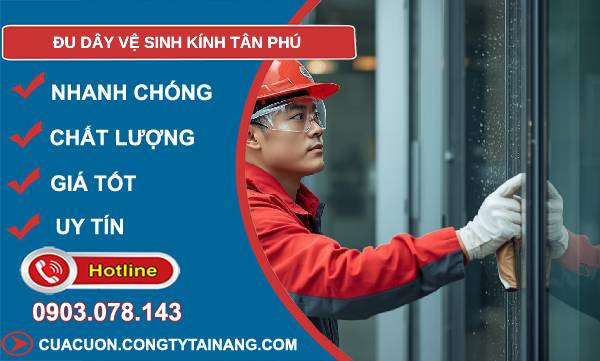 đu dây vệ sinh kính tân phú giá rẻ