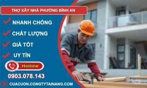 thợ xây nhà phường bình an
