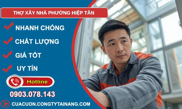 thợ xây nhà phường hiệp tân uy tín