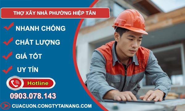 thợ xây nhà phường hiệp tân
