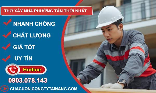 thợ xây nhà phường tân thới nhất