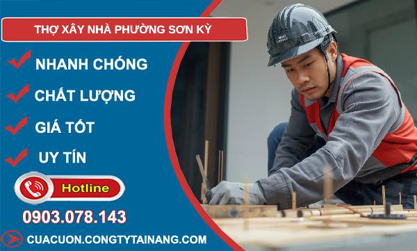thợ xây nhà phường sơn kỳ