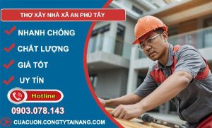 thợ xây nhà xã an phú tây