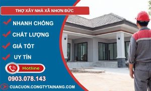 thợ xây nhà xã nhơn đức giá rẻ