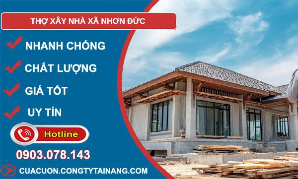 thợ xây nhà xã nhơn đức