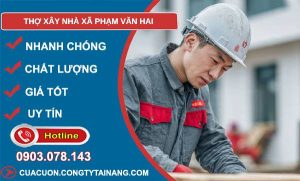 thợ xây nhà xã phạm văn hai giá rẻ