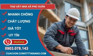 thợ xây nhà xã phú xuân