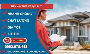 thợ xây nhà xã qui đức