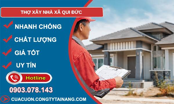 thợ xây nhà xã qui đức