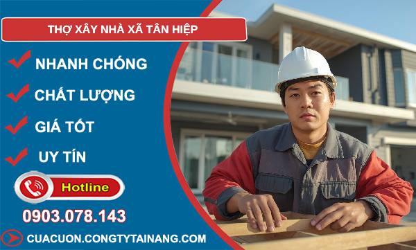 thợ xây nhà xã tân hiệp
