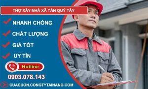thợ xây nhà xã tân quý tây giá rẻ