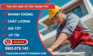 thợ xây nhà xã tân thạnh tây