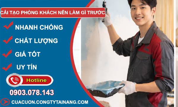 cải tạo phòng khách nên làm gì trước tìm hiểu