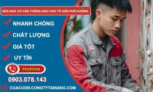 sửa nhà có cần thông báo tổ dân phố không