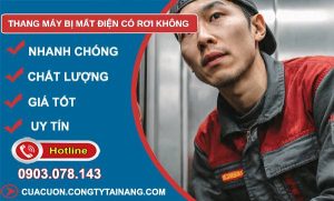 thang máy bị mất điện có rơi không tại sao