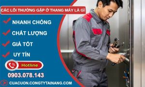 các lỗi thường gặp ở thang máy là gì khắc phục