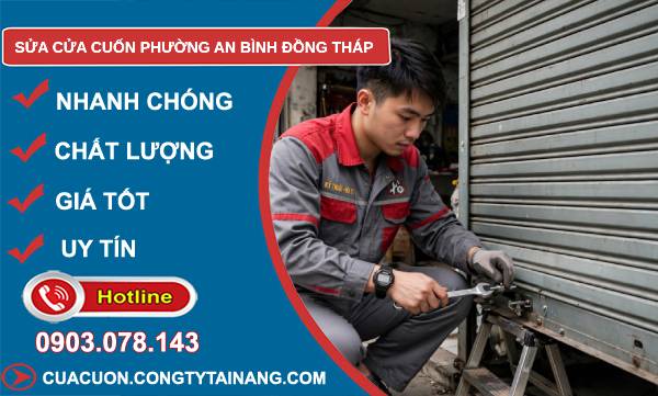 Sửa cửa cuốn phường An Bình Đồng Tháp