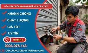 Sửa cửa cuốn phường Ngã Năm Cần Thơ