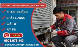 Sửa cửa cuốn phường Sơn Qui Đồng Tháp