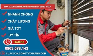 Sửa cửa cuốn phường Thanh Hòa Đồng Tháp