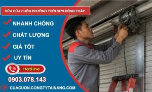 Sửa cửa cuốn phường Thới Sơn Đồng Tháp