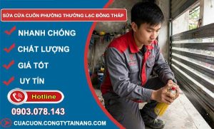 Sửa cửa cuốn phường Thường Lạc Đồng Tháp giá rẻ