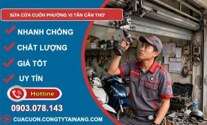 Sửa cửa cuốn phường Vị Tân