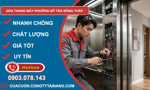 Sửa thang máy phường Mỹ Trà Đồng Tháp