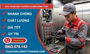 Sửa thang máy phường An Bình Đồng Tháp