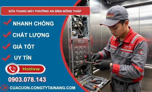Sửa thang máy phường An Bình Đồng Tháp