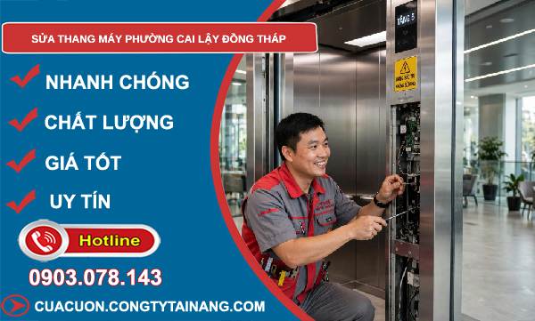 Sửa thang máy phường Cai Lậy Đồng Tháp uy tín