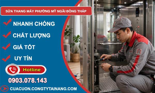 Sửa thang máy phường Mỹ Ngãi Đồng Tháp uy tín
