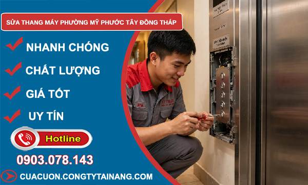 Sửa thang máy phường Mỹ Phước Tây Đồng Tháp