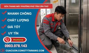 sửa thang máy phường Phú Tân Cần Thơ