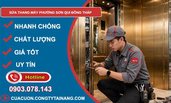 Sửa thang máy phường Sơn Qui Đồng Tháp