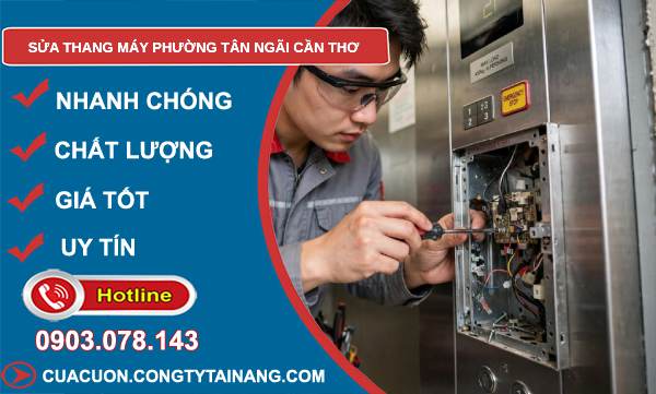 Sửa thang máy phường Tân Ngãi