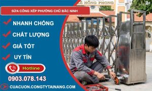 sửa cổng xếp phường Chũ Bắc Ninh