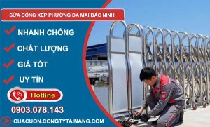 sửa cổng xếp phường Đa Mai Bắc Ninh