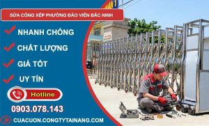 sửa cổng xếp phường Đào Viên Bắc Ninh
