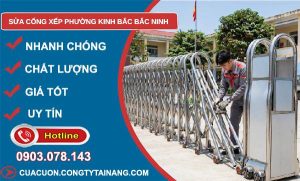 sửa cổng xếp phường Kinh Bắc Bắc Ninh
