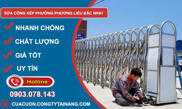 sửa cổng xếp Phương Liễu