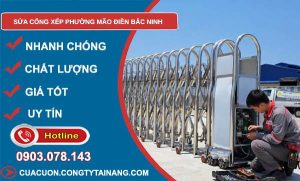 sửa cổng xếp phường Mão Điền Bắc Ninh